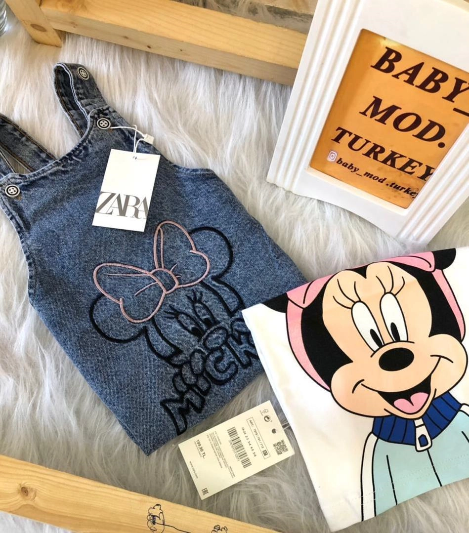 تیشرت و سرهمی میکی مارک زار و کلاه و جوراب دخترانه ترک کد 2802 0230c41c-1ddd-42dc-b279-31cd411d50c9.jpg
