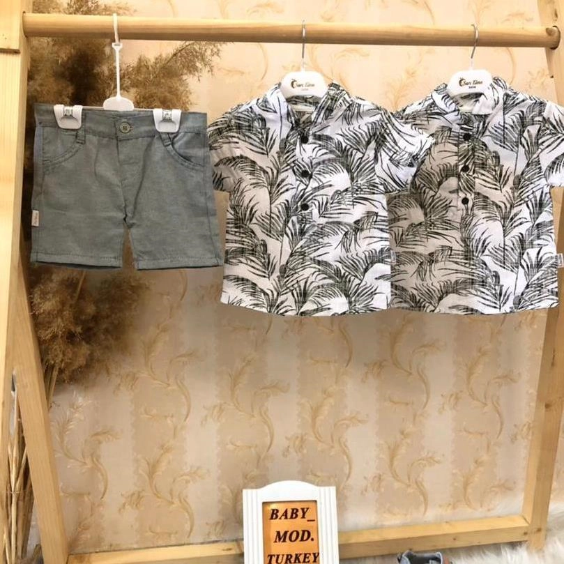 دو تیکه پیراهن هاوایی و شلوارک پسرانه ترک کد 2900 465cf8b5-acf6-4d74-9b51-b5b6c5d954be.jpg