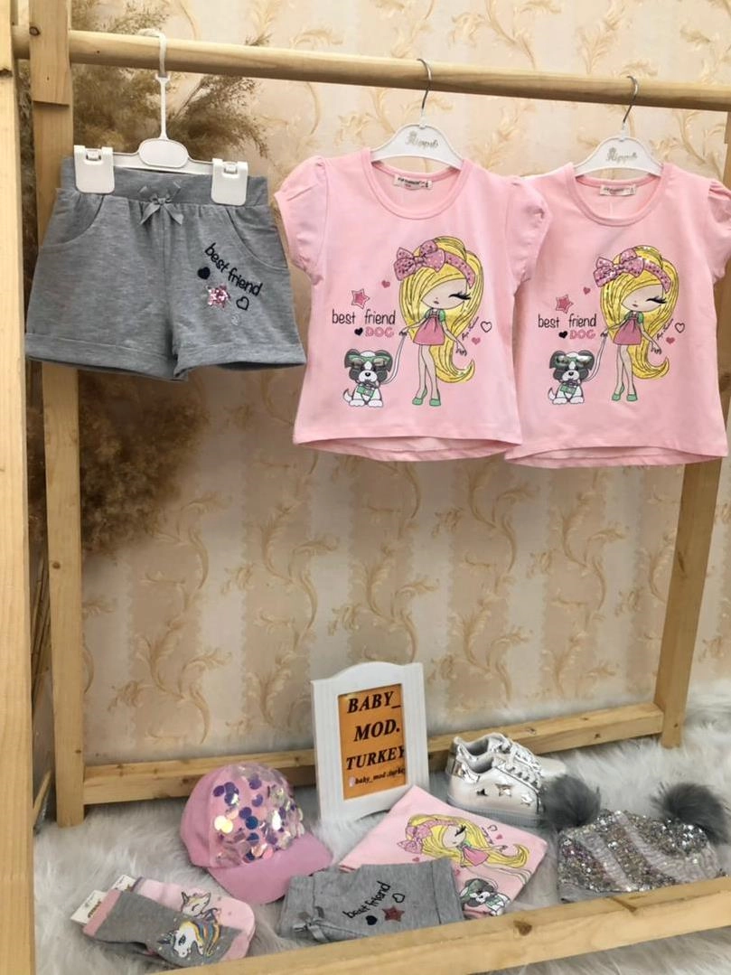 دوتیکه تیشرت و شلوارک موطلایی دخترانه ترک کد 2766 a327a5a1-4f71-41ac-997b-904e3f77f4e6.jpg