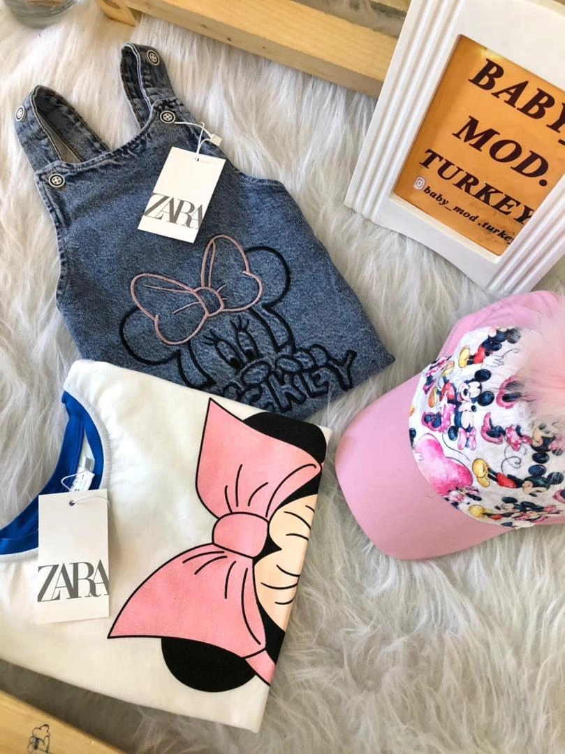 تیشرت و سرهمی میکی مارک زار و کلاه و جوراب دخترانه ترک کد 2802 e6bc788f-2bcf-4388-bf37-afbf4fe72948.jpg