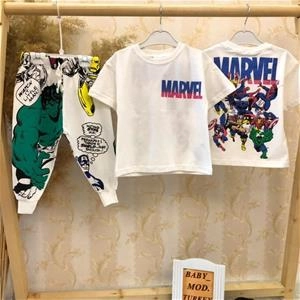 دو تیکه تیشرت شلوار marvel مارک زارا پسرانه ترک کد 3281