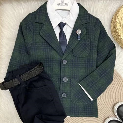 پنج تیکه ترک کت شلوار پیراهن کروات کمربند شلوار کتان ترک کد 10343