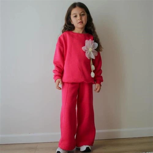 ست دوتیکه کرکدار گل برجسته جدید ترک کد 18741