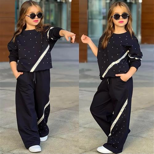 دوتیکه دورس شلوار نگین د ار ترک 4-15سال کد 18951