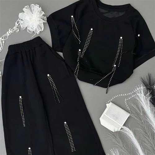 ست دوتیکه مجلسی مرواریدی  مرواریدی ترک کد 18279