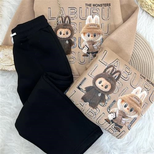 ست دو تیکه کرکدار لبوب نگین دار ترک کد 18456