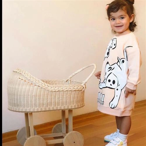 تونیک دورس ضخیم سگ خالدار مارک زارا دخترانه ترک کد 1910