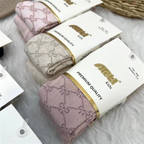 جوراب شلواری طرح  پاپیون 3-8سال  ترک کد 5496