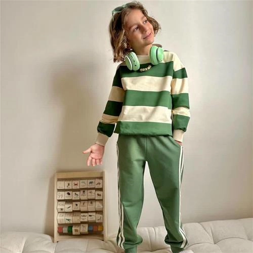 ست دوتیکه راه راه ترک کد 18839