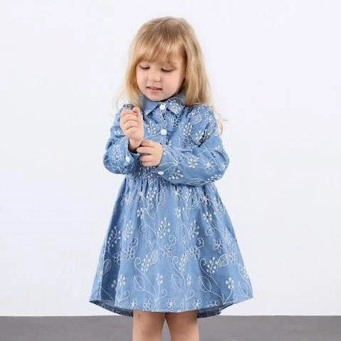 پیراهن کمردار  استردار گلدوزی جدید ترک کد 18884