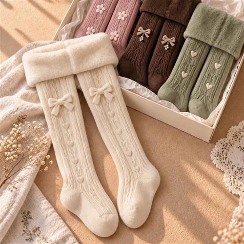 جوراب شلواری حوله ای ترک کد 6206