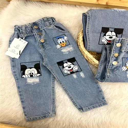 شلوار جین زاپدار میکی زارا ترک کد 5191