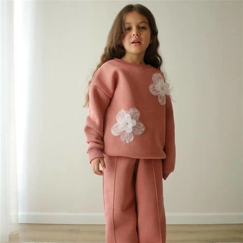 ست دوتیکه فلاور برجسته دانتل جدید ترک کد 18762