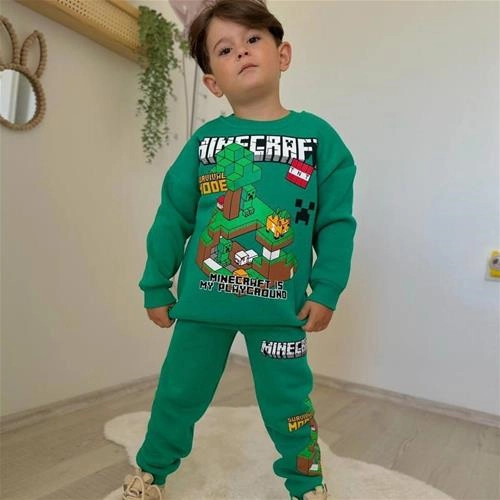 دوتیکه جدید ماینکرافت ترک کرکدار 3-10سال کد 6172