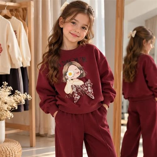 دوتیکه اویشو طرح دختر برجسته  ترک 4-12سال کد 18703