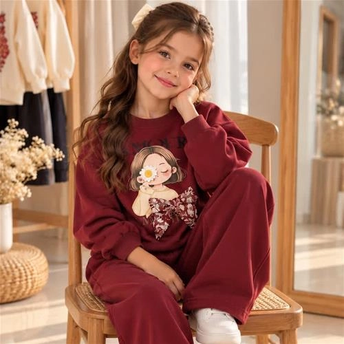 دوتیکه اویشو طرح دختر برجسته  ترک 4-12سال کد 18703