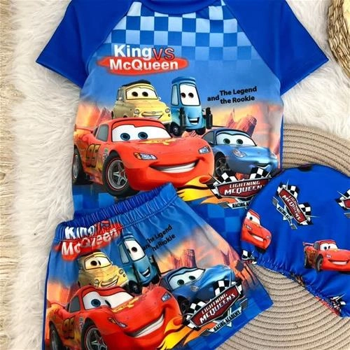 سه تیکه مایو تیشرت شلوارک کلاه 4طرح ترک کد 5928