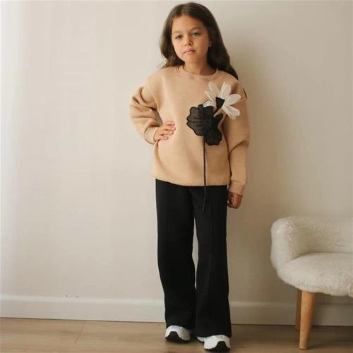 تکرار ست کرکدار دورس شلوار گل برجسته ترند ترک کد 18423