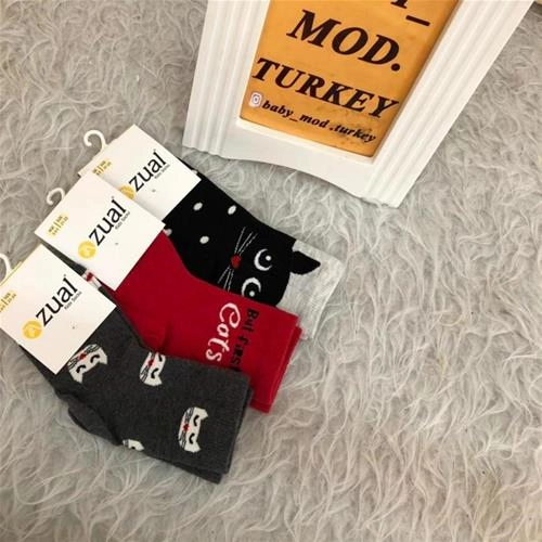 جوراب نخ پنبه ترک کد 1569