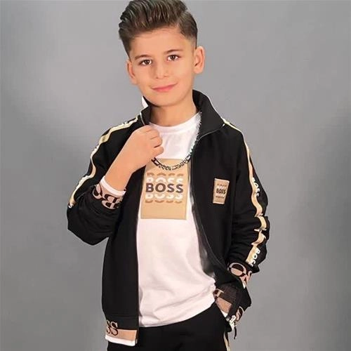 سه تیکه سویشرت شلوار سه نخ و بلوز باس ترک کد 18604