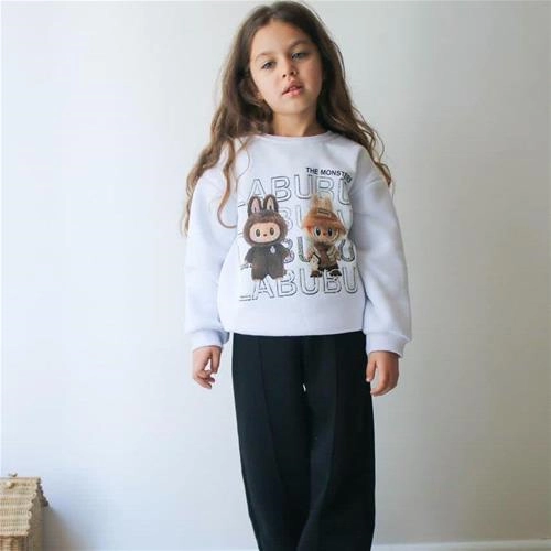 ست دوتیکه  کرکدار لبوبو مشکی ترک کد 18405