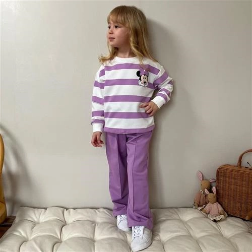 دوتیکه دورس شلوار میکی راه راه ترک کد 18864