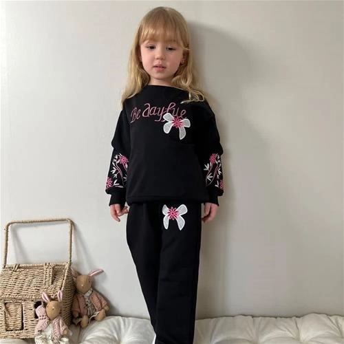 دوتیکه دورس شلوار بیوتی فلاور گلدوزی ترک کد 18851