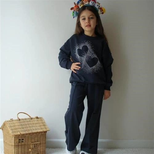 ست دوتیکه قلبی نگین کوب ترک کد 18905