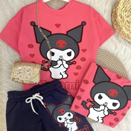 تکرار دوتیکه تیشرت شلوارک کرومی ترک کد 17984