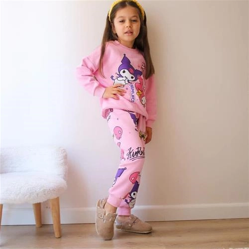 ست دو تیکه دورس شلوار سه نخ کرومی ترک کد 18843