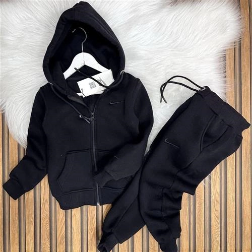 تکرار دوتیکه کرکدار سویشرت شلوار  نایکی ترک 2-16سال کد 18319