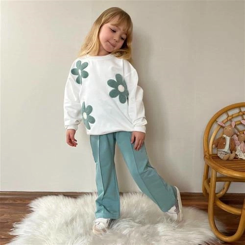 ست دوتیکه گل جدید ترک کد 18838