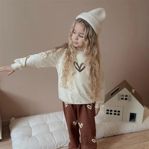 تکرار ست دوتیکه دورس  شلوار دونخ  قلبی ترک کد 18696