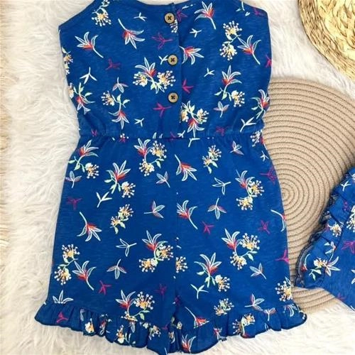 رامپر گلدار دکمه دار مارک DeFacto ترک کد 5857