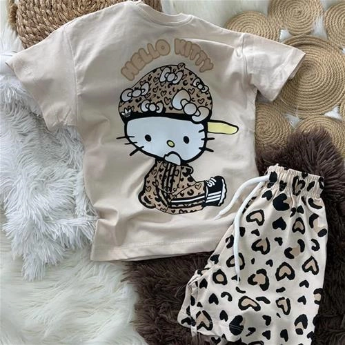 دوتیکه کیتی پلنگی پشت و رو طرح دار ترک کد 19003