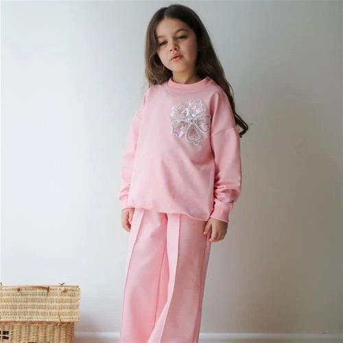 دوتیکه دورس شلوار گل نقره ای ترک کد 18878