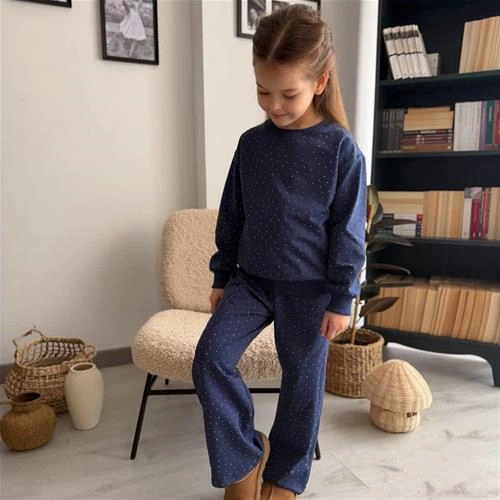 ست دوتیکه فول نگین ترک 3-12سال کد 18912