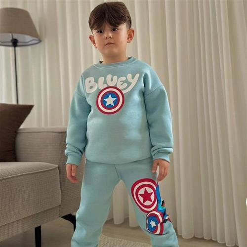 ست دو تیکه کرکدار بلویی ترک کد 18687