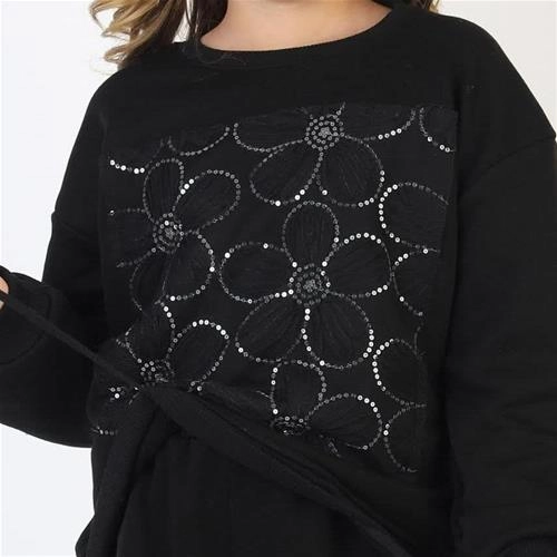 ست دو تیکه سه نخ گل برجسته ترک کد 18697