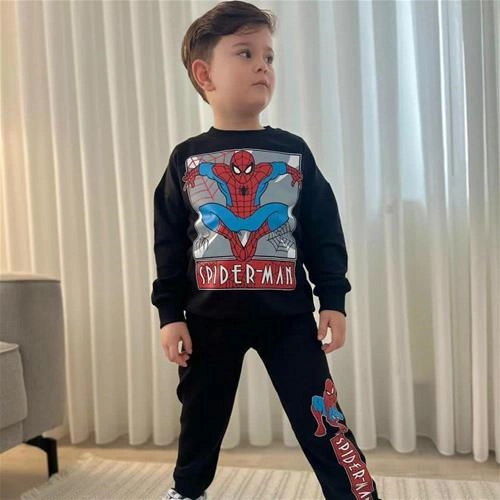 ست دوتیکه دورس شلوار مرد عنکبوتی ترک کد 18923