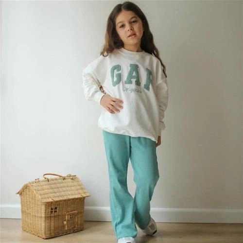 دوتیکه دورس شلوار گپ برجسته سبز ترک کد 18868