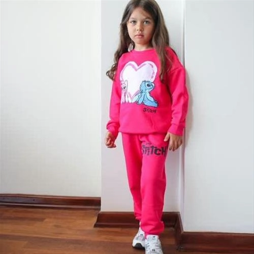 ست دو تیکه دورس شلوار سه نخ استیچ ترک کد 18840