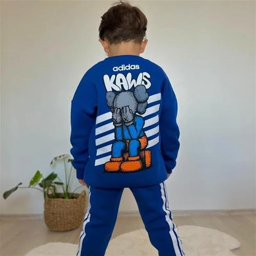 ست دوتیکه دورس شلوار دونخ پشت و رو طرحدار ادیداس ترک کد 18976