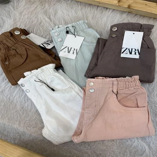 شلوار کمر هویجی ترک زارا ترک  کد 4277