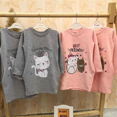 تونیک ضخیم دخترانه ترک کد 1690