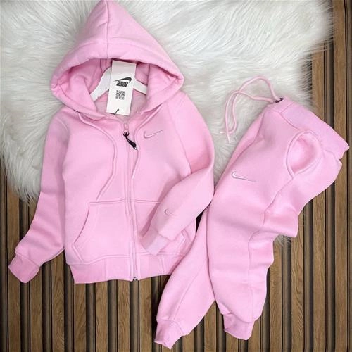 تکرار دوتیکه کرکدار سویشرت شلوار  نایکی ترک 2-16سال کد 18319