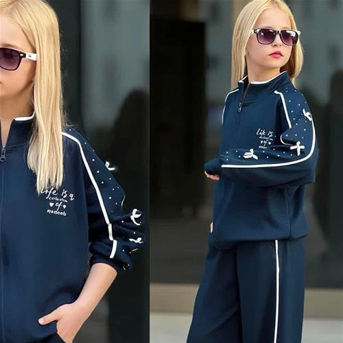 دوتیکه سویشرت شلوار جدید 4-15سال ترک کد 18909