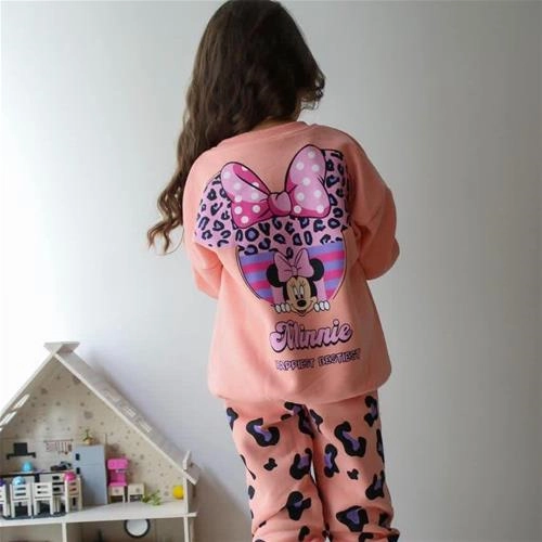 ست دو تیکه کرکدار میکی پشت طرحدار ترک کد 18712