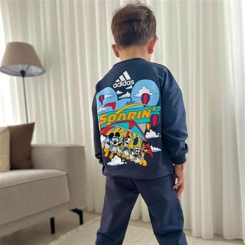 دوتیکه دورس شلوار پشت و رو طرحدار ادیداس ترک کد 18855