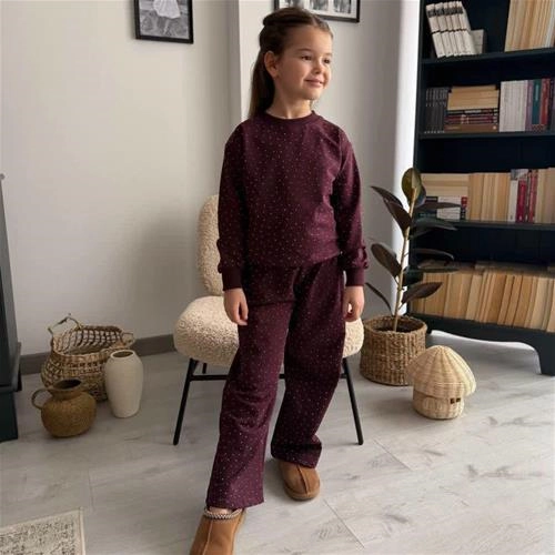 ست دوتیکه فول نگین ترک 3-12سال کد 18912